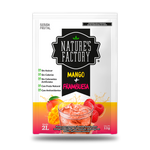 Nature’s Factory • Bebida Frutal en Polvo Sabor Mango + Frambuesa Sin Calorías / 10 pzas.
