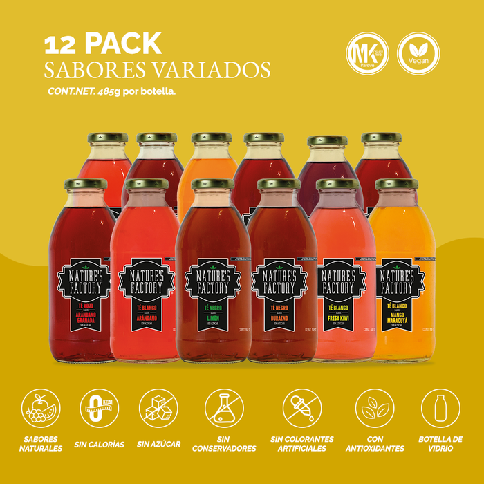 12 Pack Variado | Té Líquido