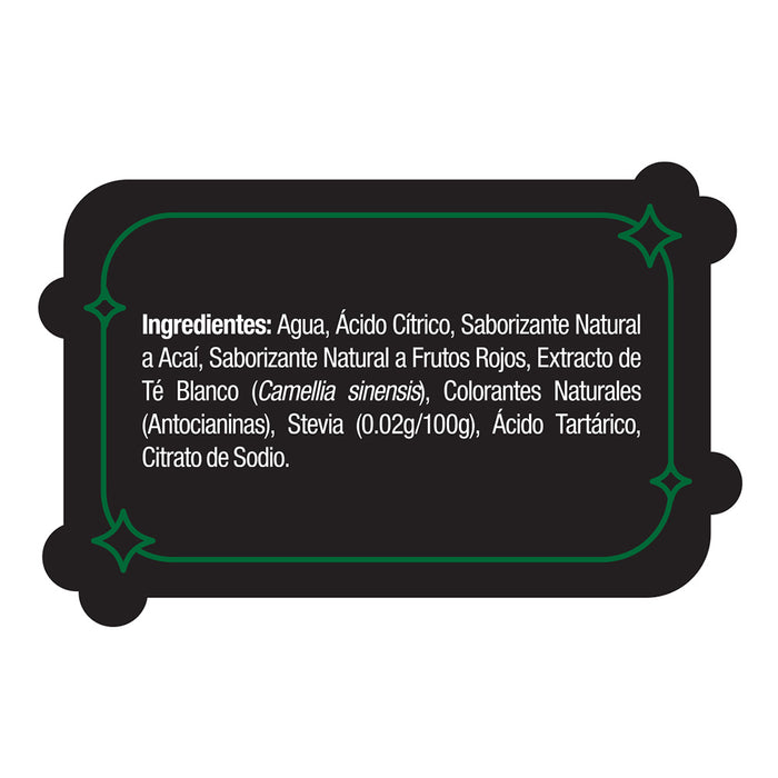 Nature’s Factory • Té Blanco Sabor Acaí Sin Azúcar | 12 piezas