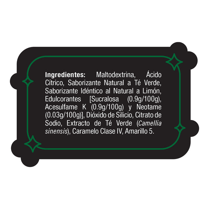 Nature’s Factory • Té Verde en Polvo Sabor Citrus bajo en Calorías / 10 pzas.