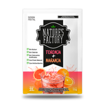 Nature’s Factory • Bebida Frutal en Polvo Sabor Toronja + Naranja Sin Calorías / 10 pzas.