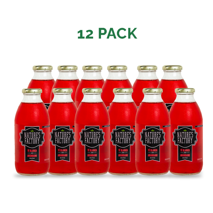 Nature’s Factory • Té Blanco Sabor Arándano Sin Azúcar | 12 piezas