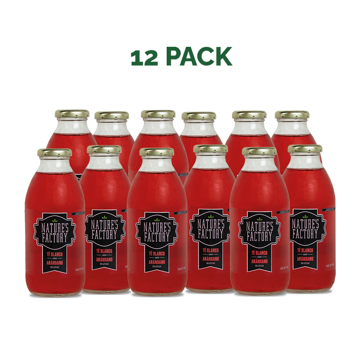 Nature’s Factory • Té Blanco Sabor Arándano Sin Azúcar | 12 piezas