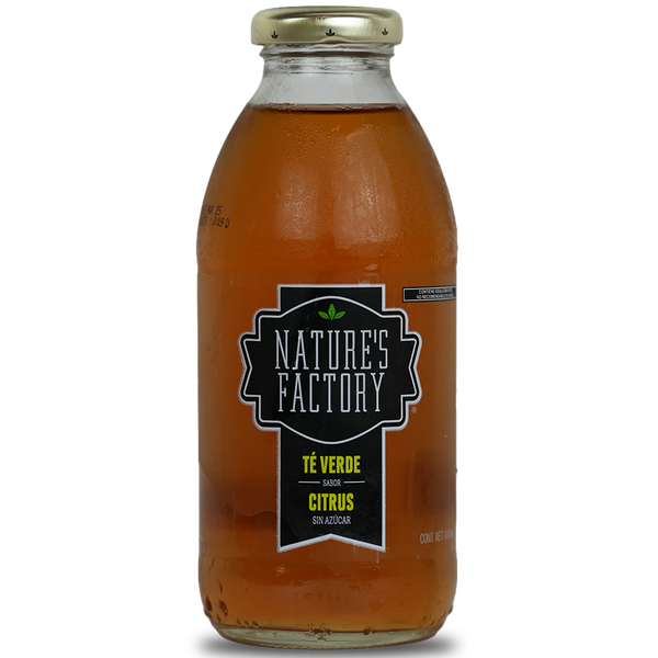 Nature’s Factory • Té Verde Sabor Citrus Sin Azúcar | 12 piezas