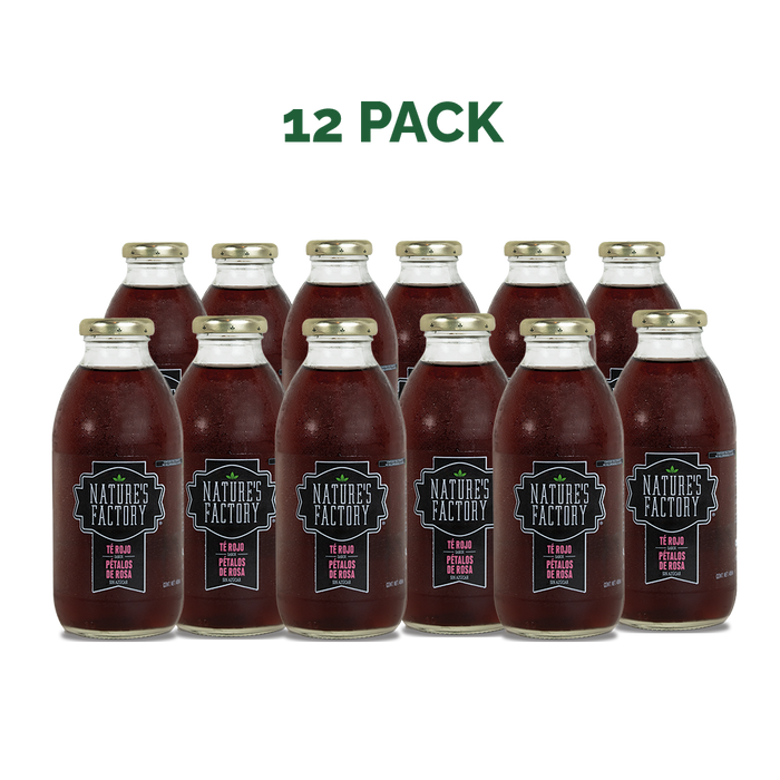 Nature’s Factory • Té Rojo Sabor Pétalos de Rosa Sin Azúcar | 12 piezas