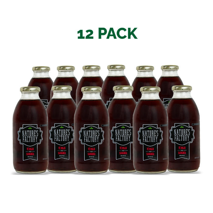 Nature’s Factory • Té Rojo Sabor Sangría Sin Azúcar | 12 piezas