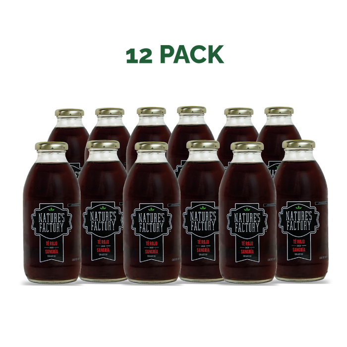 Nature’s Factory • Té Rojo Sabor Sangría Sin Azúcar | 12 piezas