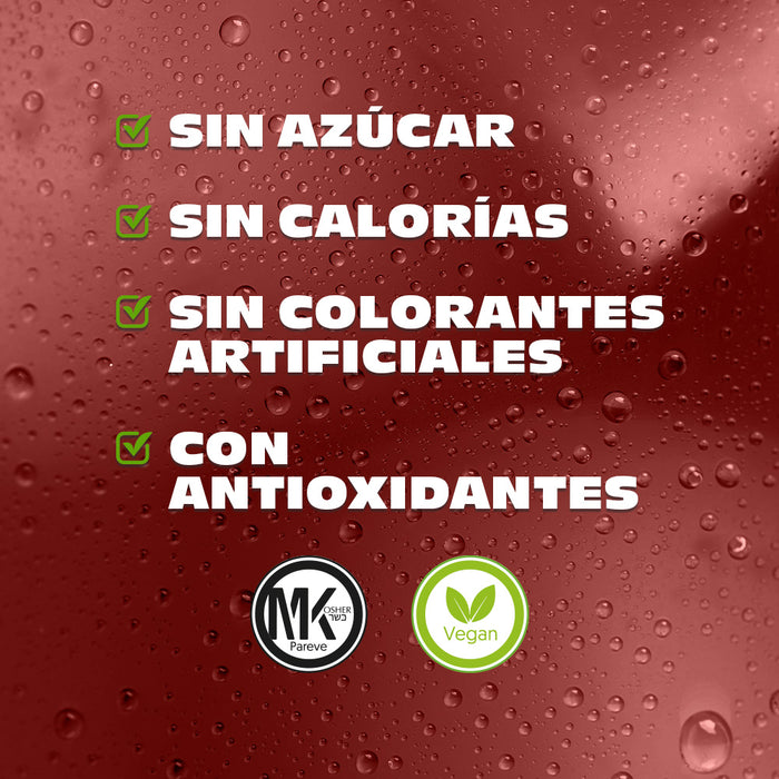 Nature’s Factory • Té Rojo en Polvo Sabor Sangría bajo en Calorías / 10 pzas.