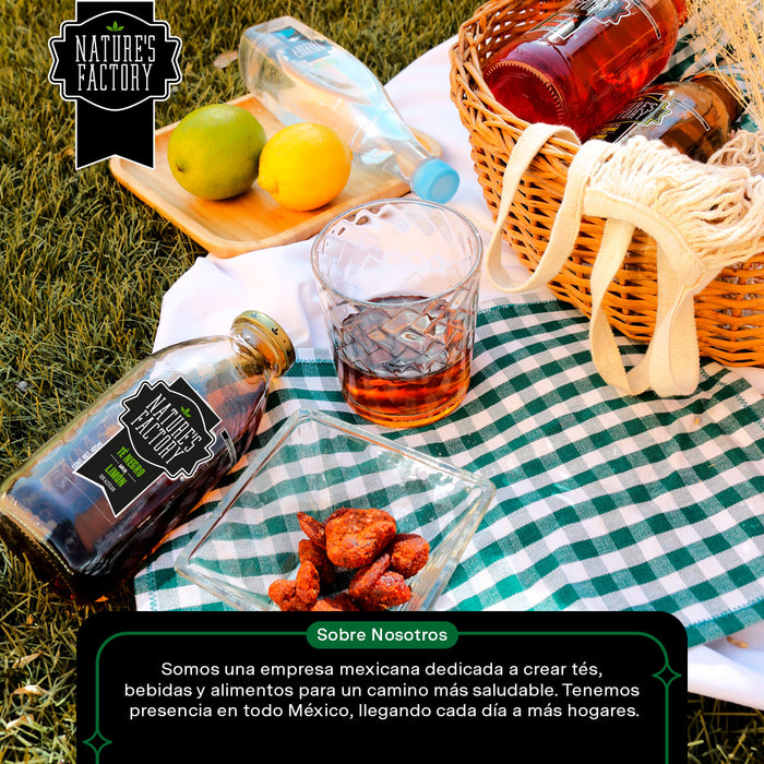 Nature’s Factory • Té Negro Sabor Limón Sin Azúcar | 12 piezas