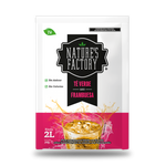 Nature’s Factory • Té Verde en Polvo Sabor Frambuesa bajo en Calorías / 10 pzas.