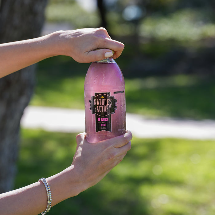 Nature’s Factory • Té Blanco Sabor Acaí Sin Azúcar | 12 piezas