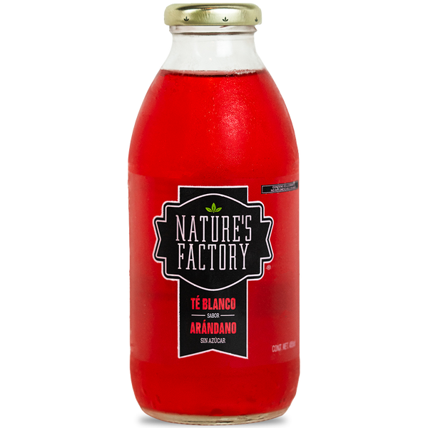 Nature’s Factory • Té Blanco Sabor Arándano Sin Azúcar | 12 piezas