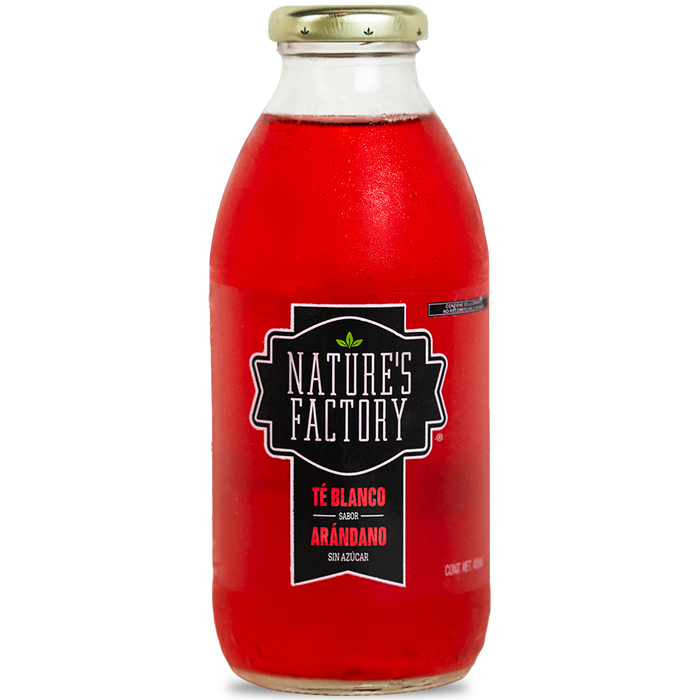 Nature’s Factory • Té Blanco Sabor Arándano Sin Azúcar | 12 piezas