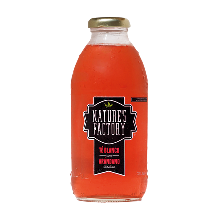 Nature’s Factory • Té Blanco Sabor Arándano Sin Azúcar | 12 piezas