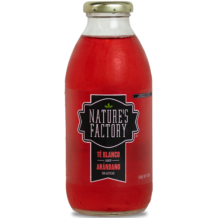 Nature’s Factory • Té Blanco Sabor Arándano Sin Azúcar | 12 piezas