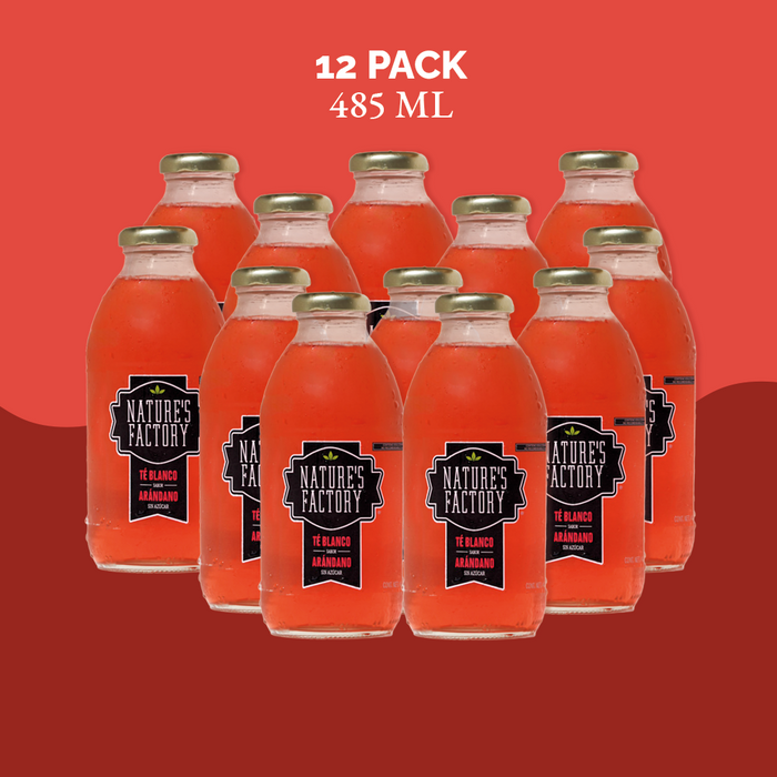 Nature’s Factory • Té Blanco Sabor Arándano Sin Azúcar | 12 piezas