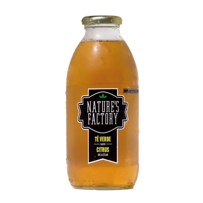 Nature’s Factory • Té Verde Sabor Citrus Sin Azúcar | 12 piezas