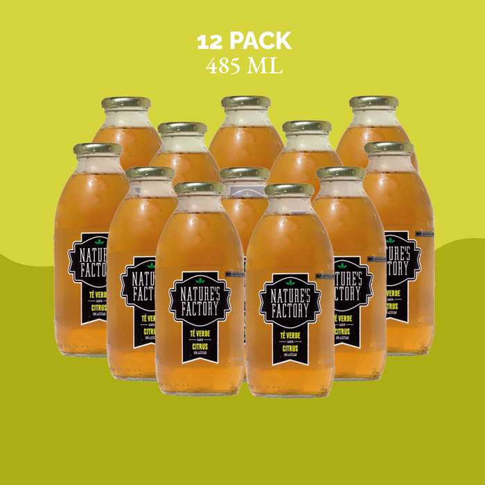 Nature’s Factory • Té Verde Sabor Citrus Sin Azúcar | 12 piezas