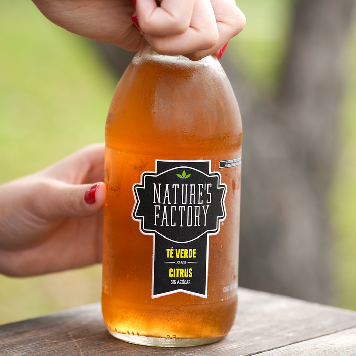 Nature’s Factory • Té Verde Sabor Citrus Sin Azúcar | 12 piezas