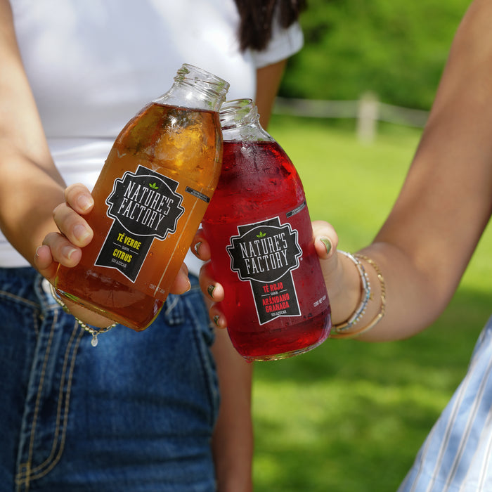 Nature’s Factory • Té Negro Sabor Limón Sin Azúcar | 12 piezas