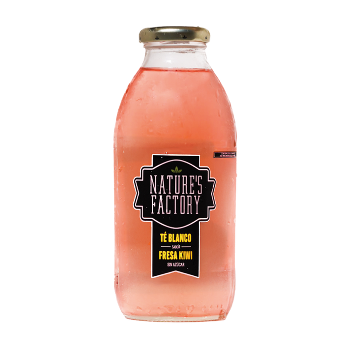 Nature’s Factory • Té Blanco Sabor Fresa Kiwi Sin Azúcar | 12 piezas