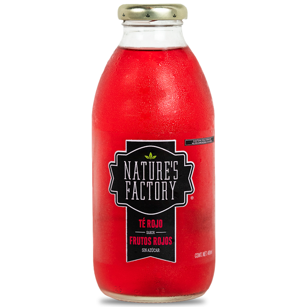 Nature’s Factory • Té Rojo Sabor Frutos Rojos Sin Azúcar | 12 piezas