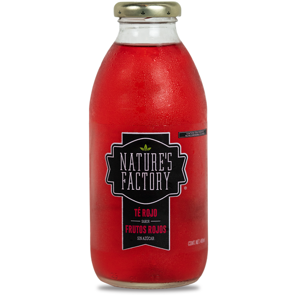 Nature’s Factory • Té Rojo Sabor Frutos Rojos Sin Azúcar | 12 piezas