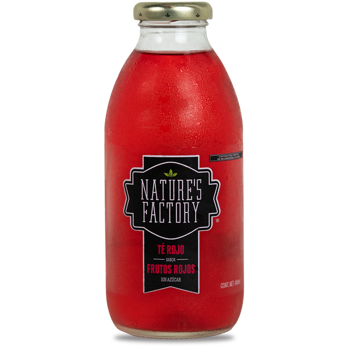 Nature’s Factory • Té Rojo Sabor Frutos Rojos Sin Azúcar | 12 piezas