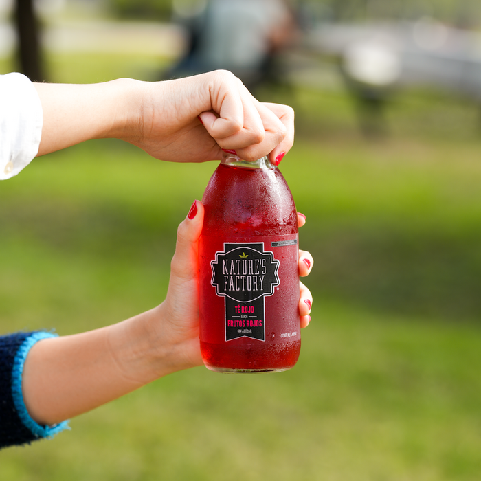 Nature’s Factory • Té Rojo Sabor Frutos Rojos Sin Azúcar | 12 piezas