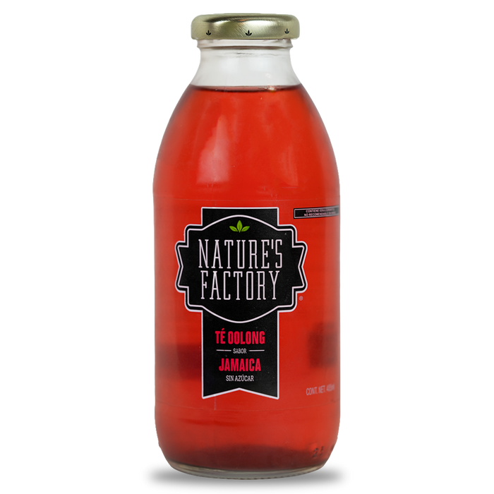 Nature’s Factory • Té Oolong Sabor Jamaica Sin Azúcar | 12 piezas