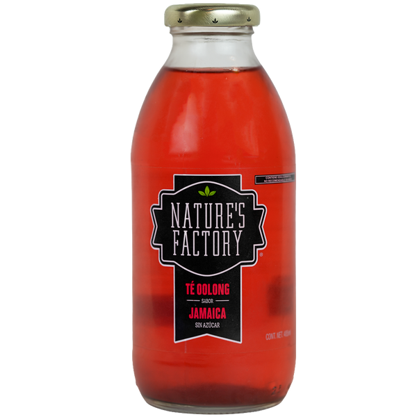 Nature’s Factory • Té Oolong Sabor Jamaica Sin Azúcar | 12 piezas