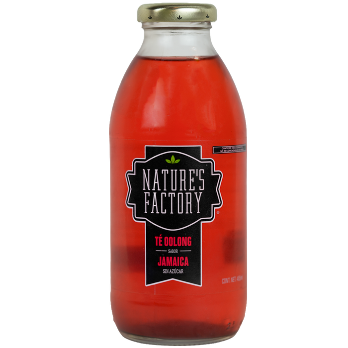 Nature’s Factory • Té Oolong Sabor Jamaica Sin Azúcar | 12 piezas