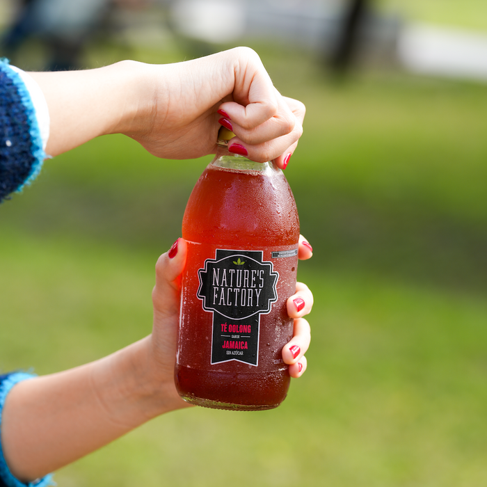 Nature’s Factory • Té Oolong Sabor Jamaica Sin Azúcar | 12 piezas