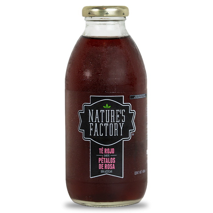 Nature’s Factory • Té Rojo Sabor Pétalos de Rosa Sin Azúcar | 12 piezas