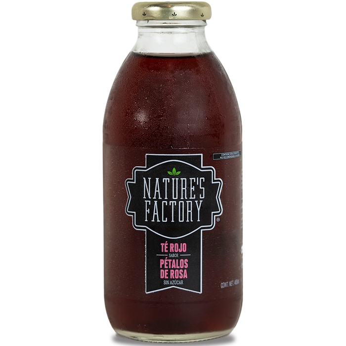 Nature’s Factory • Té Rojo Sabor Pétalos de Rosa Sin Azúcar | 12 piezas