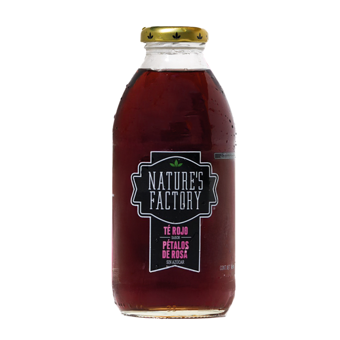 Nature’s Factory • Té Rojo Sabor Pétalos de Rosa Sin Azúcar | 12 piezas