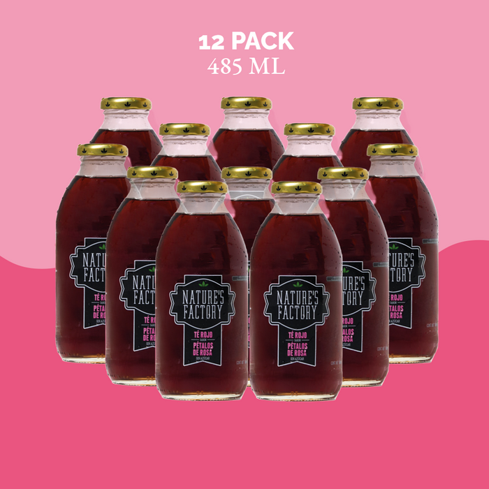 Nature’s Factory • Té Rojo Sabor Pétalos de Rosa Sin Azúcar | 12 piezas