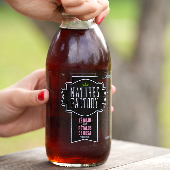 Nature’s Factory • Té Rojo Sabor Pétalos de Rosa Sin Azúcar | 12 piezas
