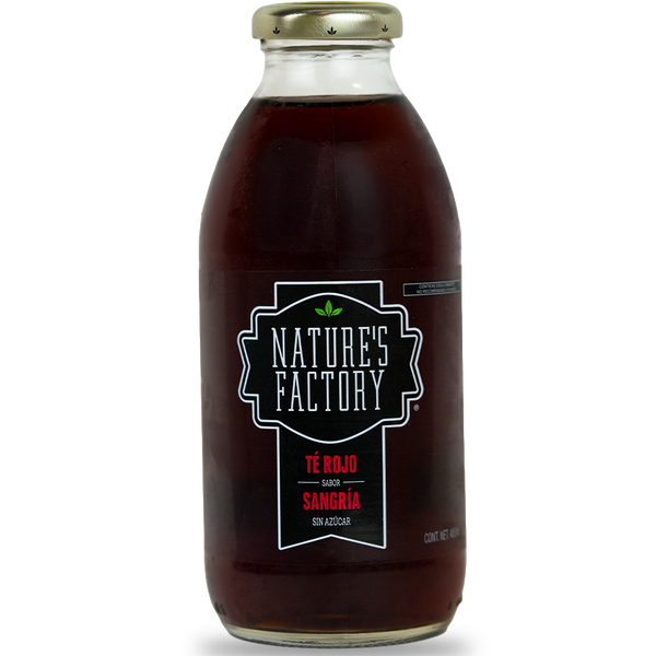 Nature’s Factory • Té Rojo Sabor Sangría Sin Azúcar | 12 piezas