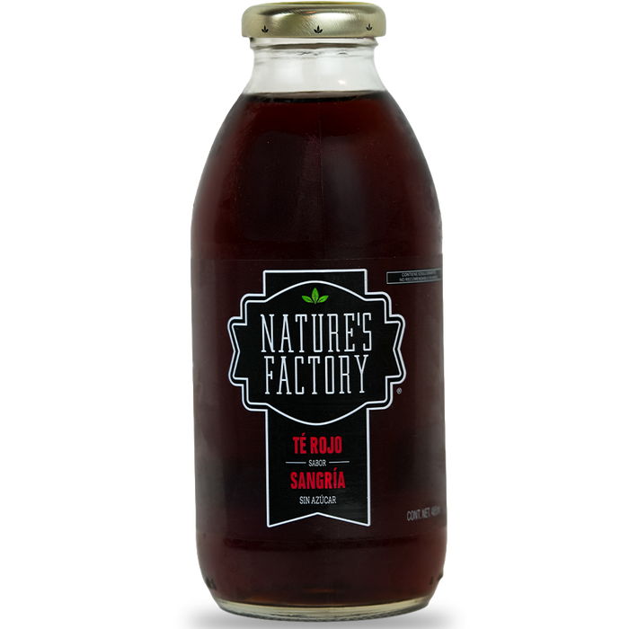 Nature’s Factory • Té Rojo Sabor Sangría Sin Azúcar | 12 piezas