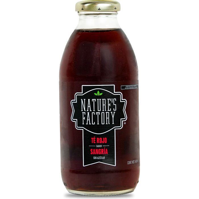 Nature’s Factory • Té Rojo Sabor Sangría Sin Azúcar | 12 piezas