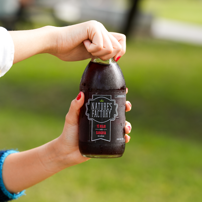 Nature’s Factory • Té Rojo Sabor Sangría Sin Azúcar | 12 piezas