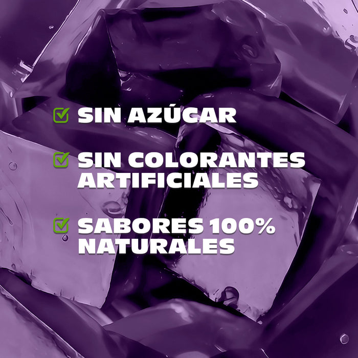 Nature’s Factory • Gelatina en Polvo sabor Uva / Pack de 10 pzas